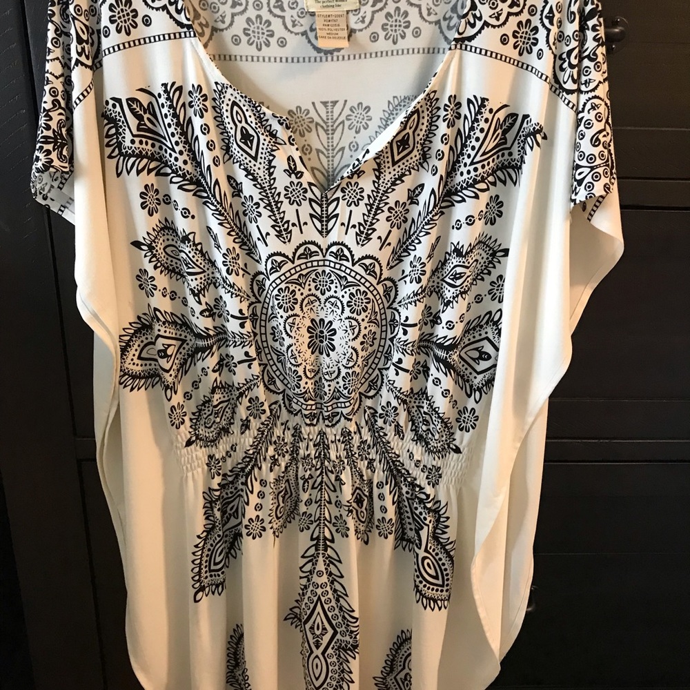Cacoon flutter tunic mini dress